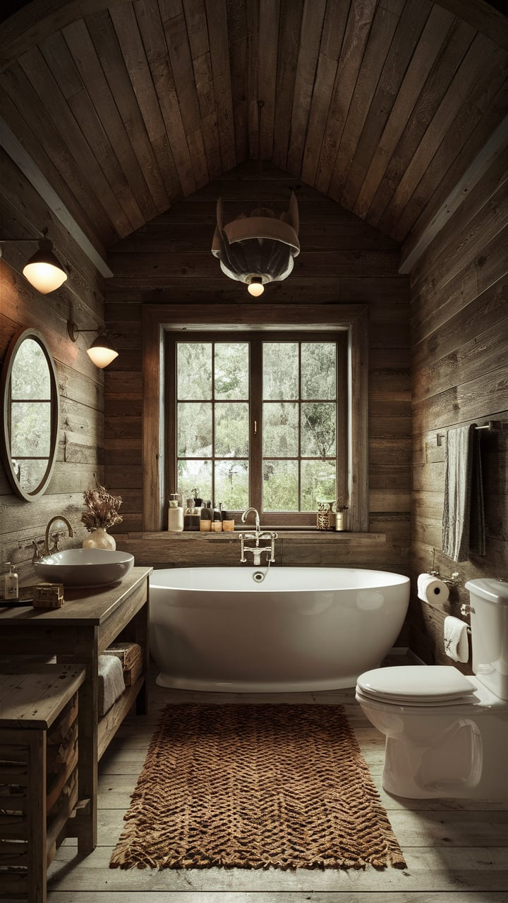 40 Rustic Bathroom Ideas for a Cozy and Inviting Space » ComfyTips