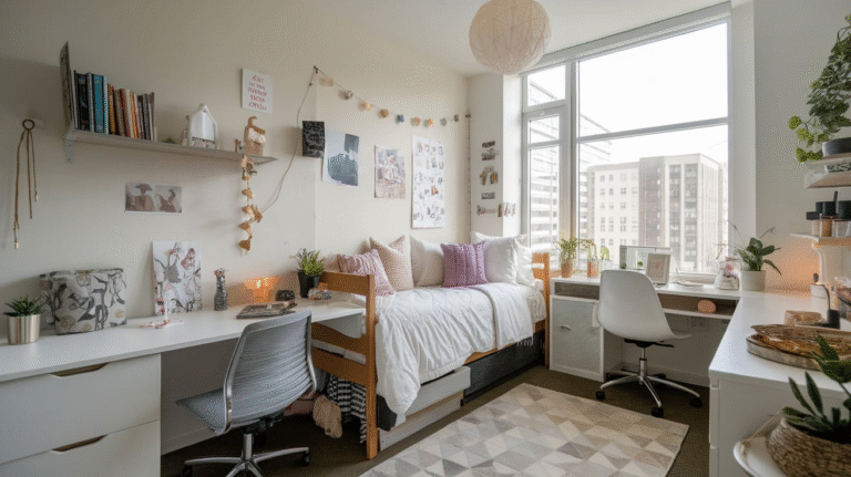 21 Space-Saving & Trendy Dorm Room Decor Ideas
