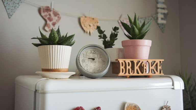 23 Top Of The Fridge Decor Ideas That Look Amazing