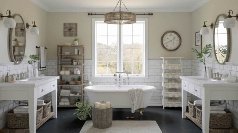 24 Farmhouse Bathroom Decor Ideas: Elevating Your Rustic Retreat