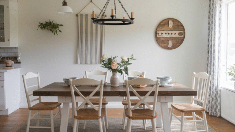 26 Farmhouse Dining Table and Chairs Ideas: Elevate Your Rustic Dining Room