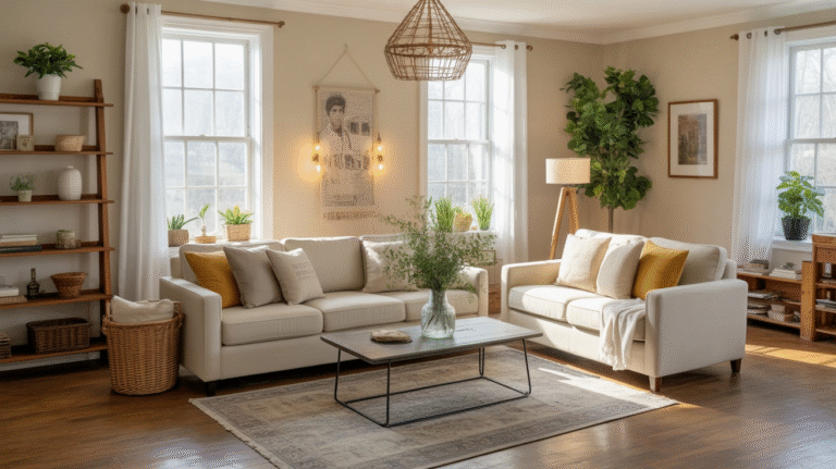 25 Farmhouse Living Room Decor Ideas: Enhancing Coziness & Style