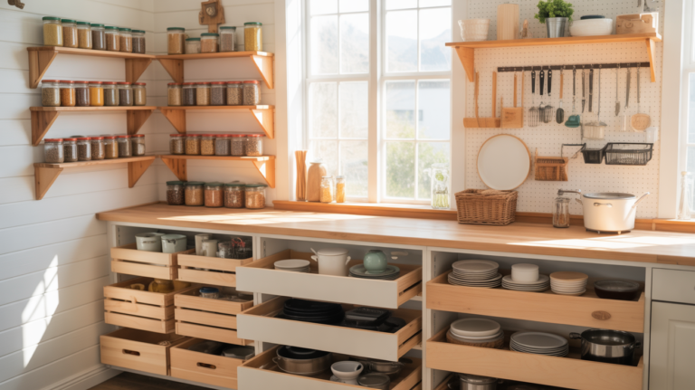 22 DIY Kitchen Storage Ideas