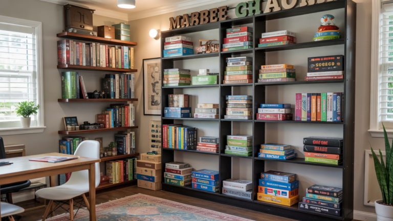 19 Board Game Storage Ideas That Will Keep Your Game Night Organized and Fun