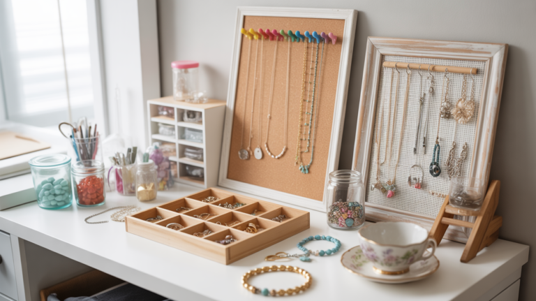 21 DIY Jewelry Organization Ideas That Turn Clutter Into a Stylish Display