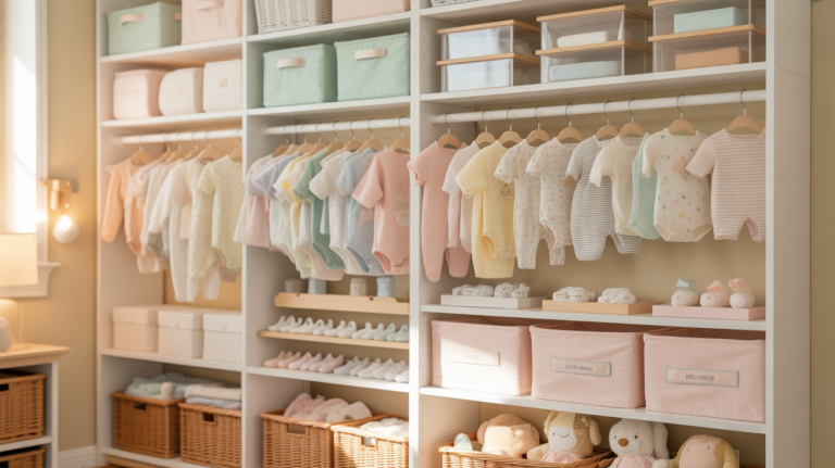 22 Baby Closet Organization Ideas That Make Tiny Spaces Easy to Manage