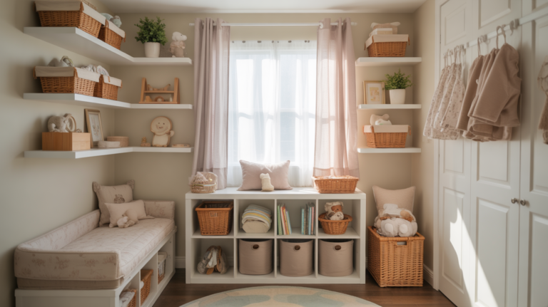 25 Nursery Storage Ideas That Make Baby Essentials Easy to Find