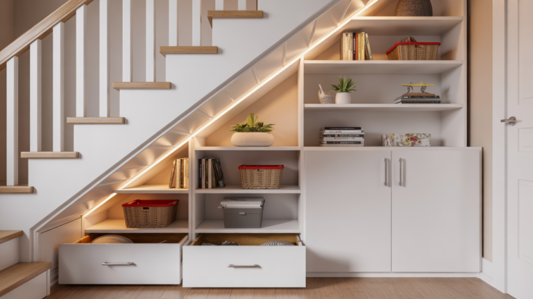 19 Under Stairs Storage Ideas