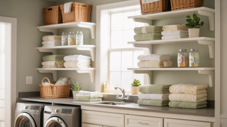 22 Laundry Room Shelving Ideas That Instantly Maximize Storage and Upgrade Everyday Organization
