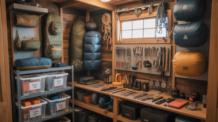22 Camping Gear Storage Ideas That Keep Equipment Organized and Ready to Go
