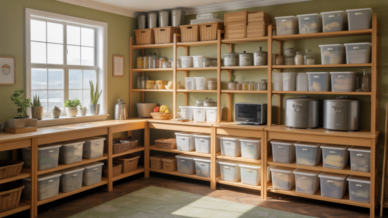 20 Food Storage Room Ideas That Keep Everything Organized & Easy to Find