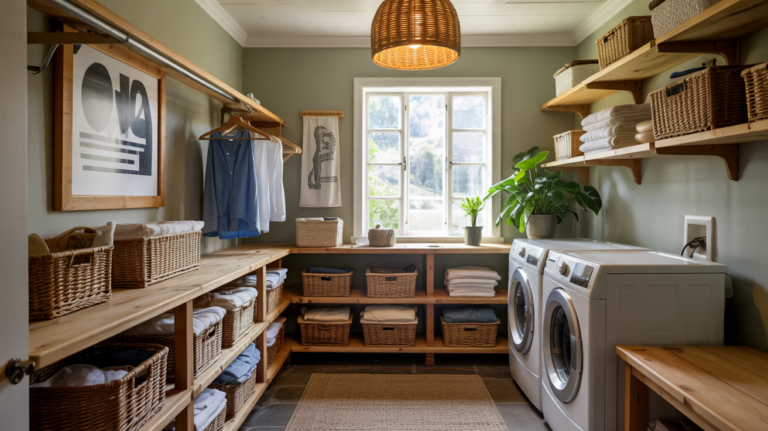 21 Laundry Room Storage Ideas That Make Your Space Actually Work for You