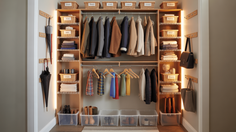 23 Coat Closet Organization Ideas That Keep Everything Neat and Easy to Find