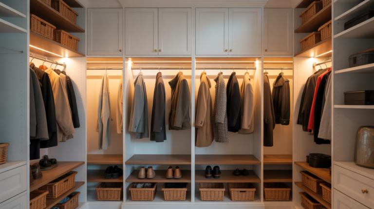 20 Coat Closet Ideas That Upgrade Entryway Storage and Eliminate Clutter