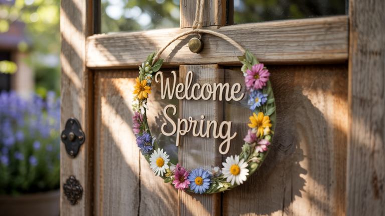 21 Spring Door Hangers Ideas That Boost Curb Appeal Instantly