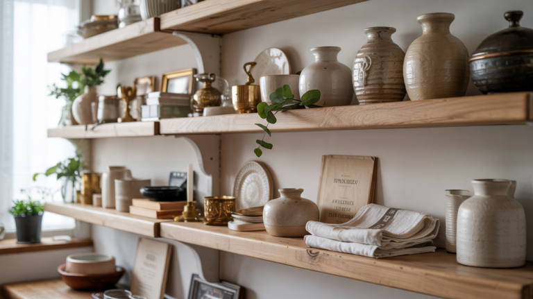 24 Styling Kitchen Shelves Ideas That Instantly Elevate Your Kitchen Look