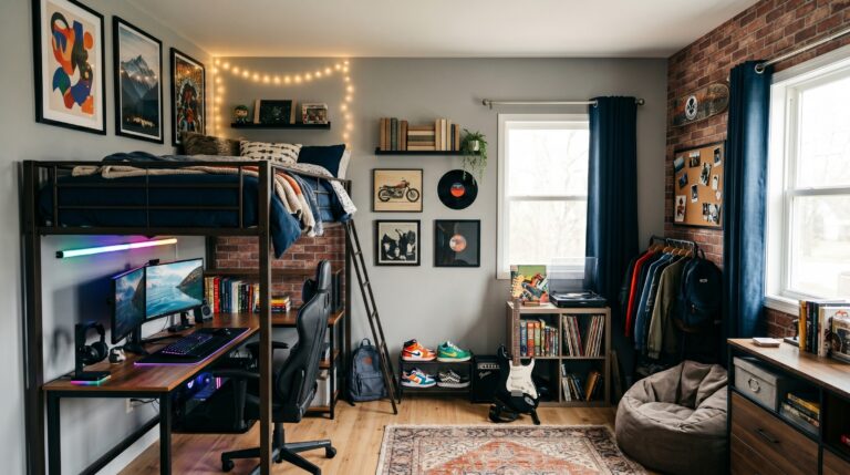 22 Teen Boys Bedroom Ideas That Combine Cool Design With Smart Storage