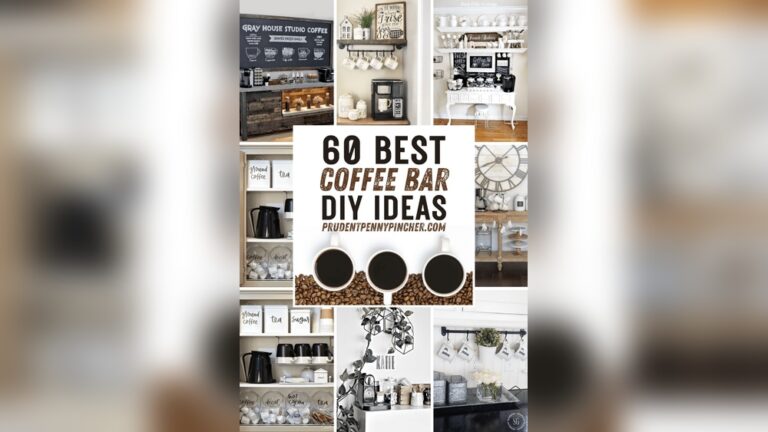 12 Farmhouse Coffee Bar Ideas to Create a Cozy Brew Station: Charming Inspirations