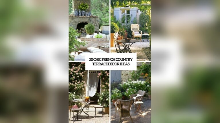 20 French Country Backyard Ideas: Charming Designs to Inspire Your Space
