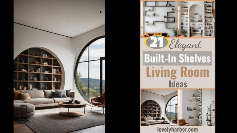 21 Elegant Built-In Shelves Ideas For The Living Room: Stunning Designs