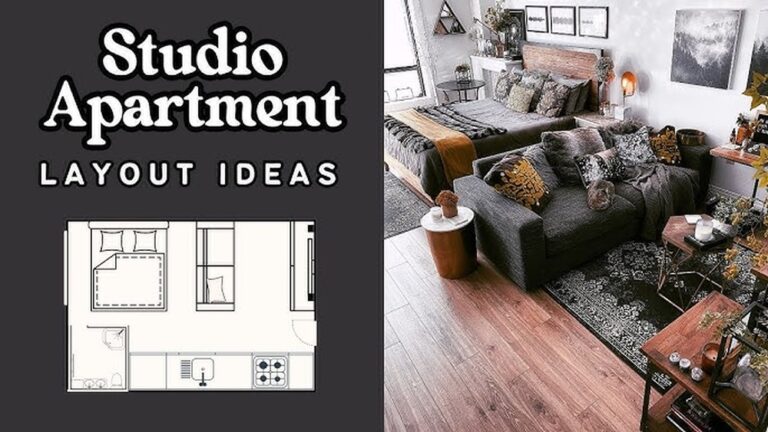 22 Tiny Studio Apartments Layout Ideas: Maximize Space & Style