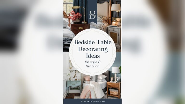 24 Cozy Bedside Table Ideas: Stylish & Space-Saving Designs