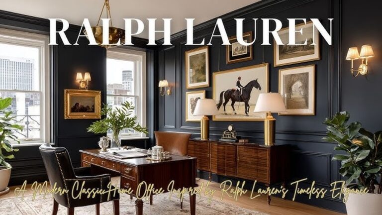 25 Ralph Lauren Office Ideas: Stylish Designs to Inspire Productivity