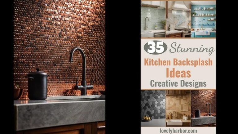 35 Stunning Kitchen Backsplash Ideas: Creative And Eye-Catching Designs to Transform Your Space