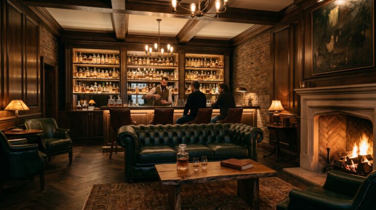15 Dram-Atic Whisky Lounge Room Ideas: Stunning Spaces to Impress