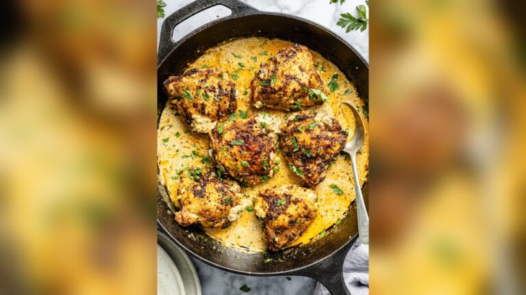 Creamy Garlic Skillet Chicken With Spinach That Melts in Your Mouth: Irresistible Recipe