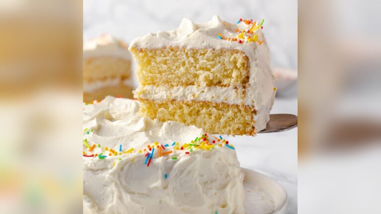 Moist Vanilla Cake Recipe: Irresistibly Soft & Delicious Delight